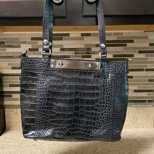 🌻Patricia Nash. Black leather tote/shoulder bag Perfect condition Never used🌻